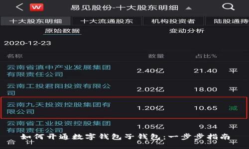 如何开通数字钱包子钱包：一步步指南